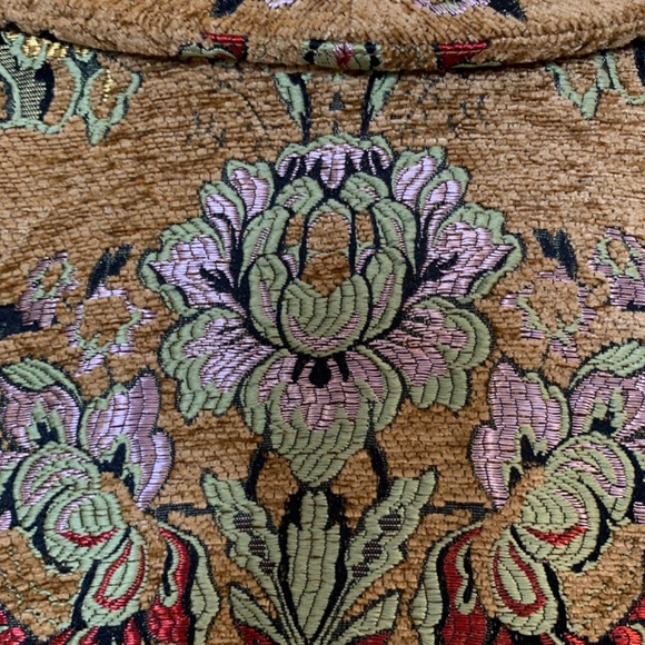 Susan Graver Jacquard Tapestry Coat US 10 NWOT Jacket Metallic Brocade Blazer - Picture 12 of 14